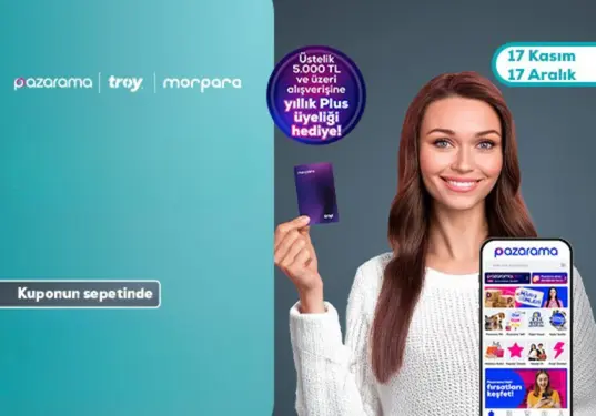 Pazarama'da 200 TL İndirim! Üstelik Yıllık Pazarama Plus Üyelik Hediye!