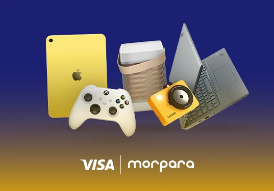 Beymende Seçili Teknoloji Ürünlerinde Morpara VISA Kartlara Özel İndirim!
