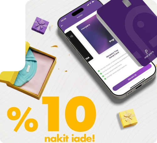 İlk Harcamana %10 Nakit İade