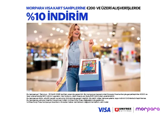 İstanbul Havalimanı Unifree Duty Free Mağazalarında %10 İndirim!