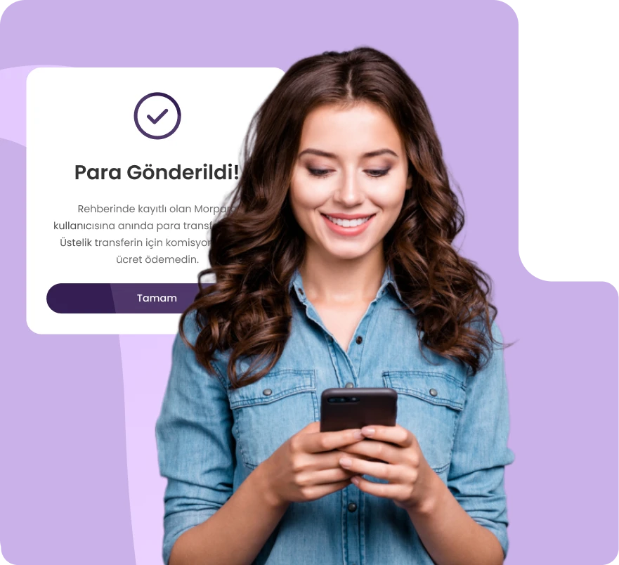 Morpara'lı kullanıcılara IBAN kullanmadan anında para gönder