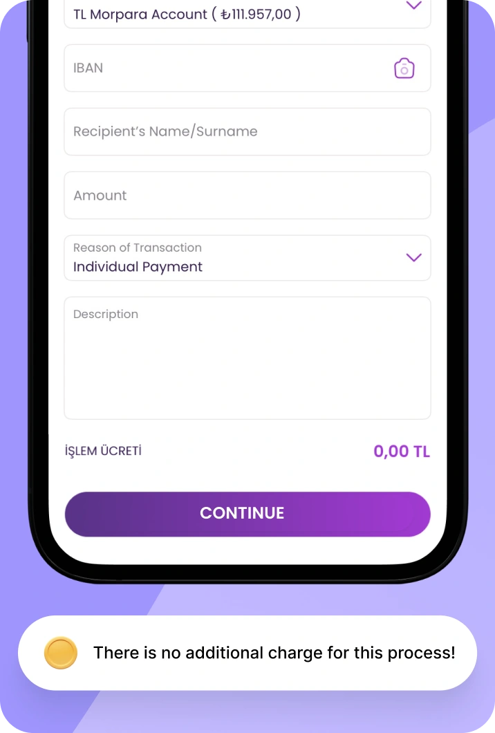 <h2>Sending money domestically is free at Morpara</h2><p></p>