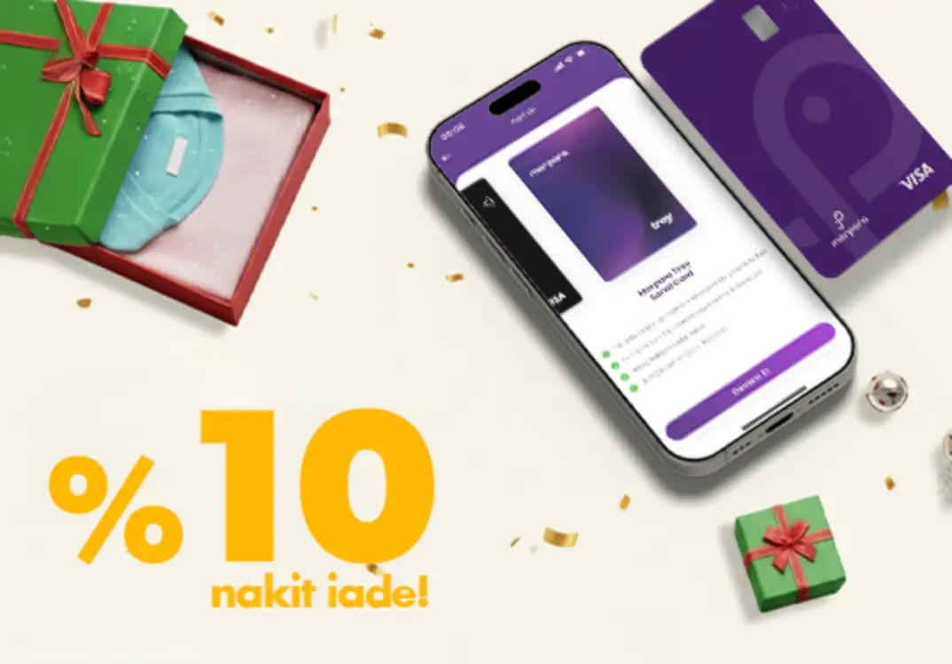 İlk Harcamana %10 Nakit İade